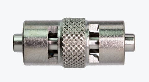 A1260 Male Luer Lock to Male Luer Lock, knurled